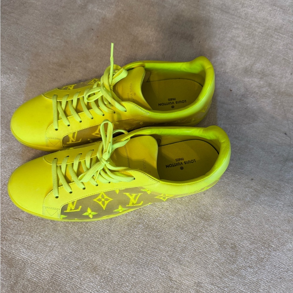Louis Vuitton Yellow Sneakers